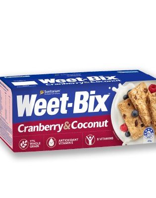 Sanitarium Weet Bix Cranberry & Coconut