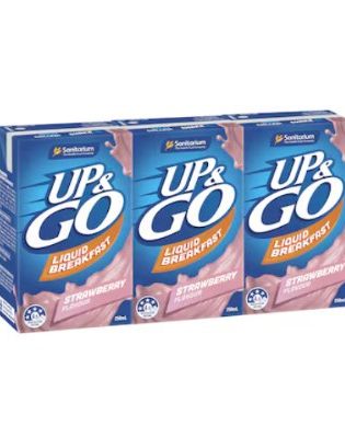 Sanitarium Up & Go Strawberry 3x250ml